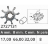 RENAULT IMPELLER PUMP 48300002-48300006-48300007 - 2727131