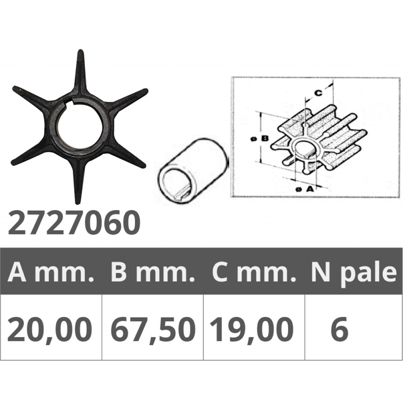 SUZUKI IMPELLER 2T DT50-60-75-85
