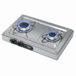 INOX HOB UNIT 2 BURNERS