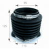 COVER TRASMISSION BELLOW FOR DPH-DPR ENGINE - 2727906