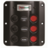 CIRCUIT PANEL 3 SWITCHES WITH VOLTMETER - 3939350