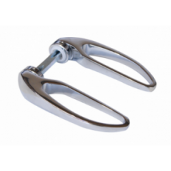 MANIGLIA IN OTTONE CROMATO