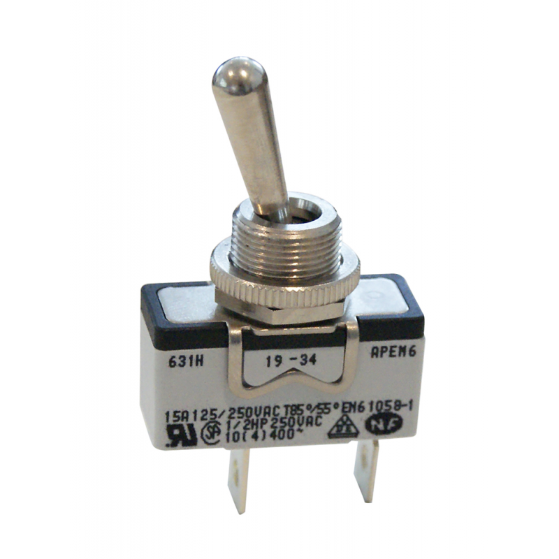 Seachoice Interruttore A Levetta 12V On/Off – 15A – Sigillato Per Uso Nautico E Auto